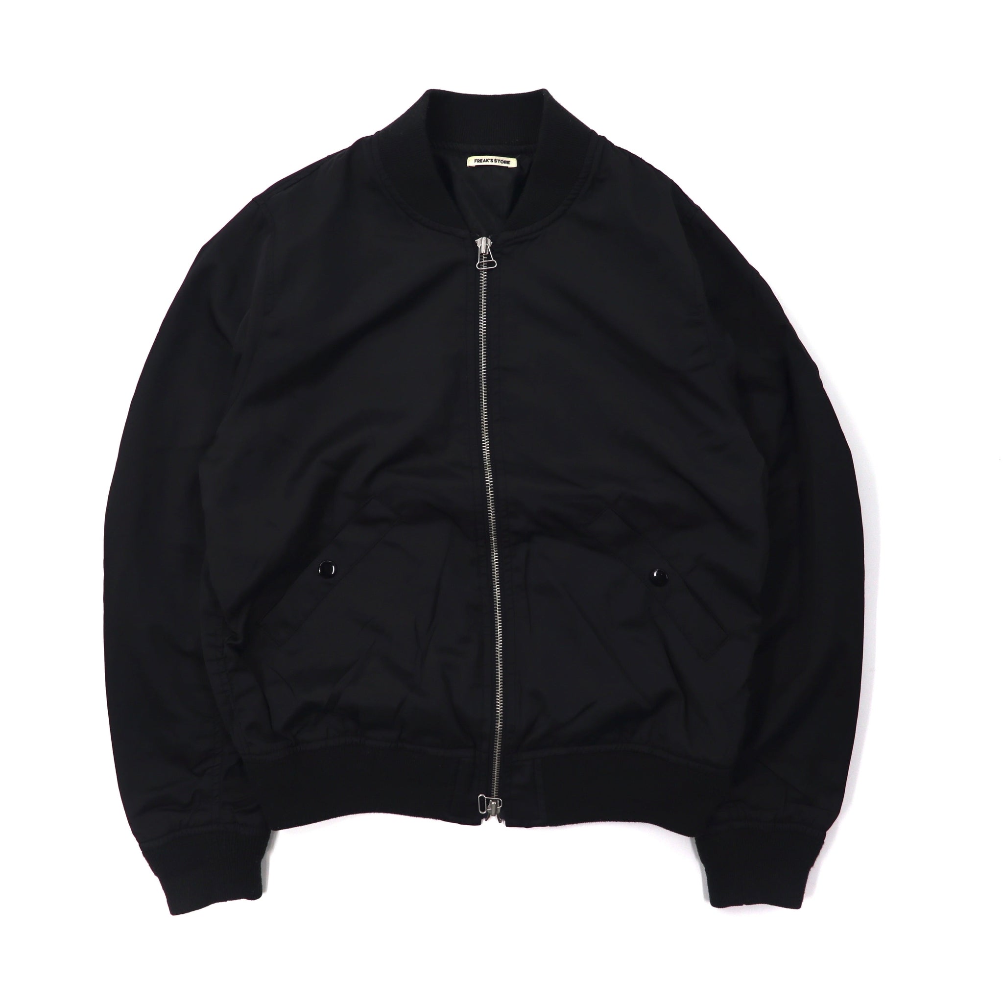 FREAK'S STORE MA-1 Flight Jacket M Black Nylon – 日本然リトテ