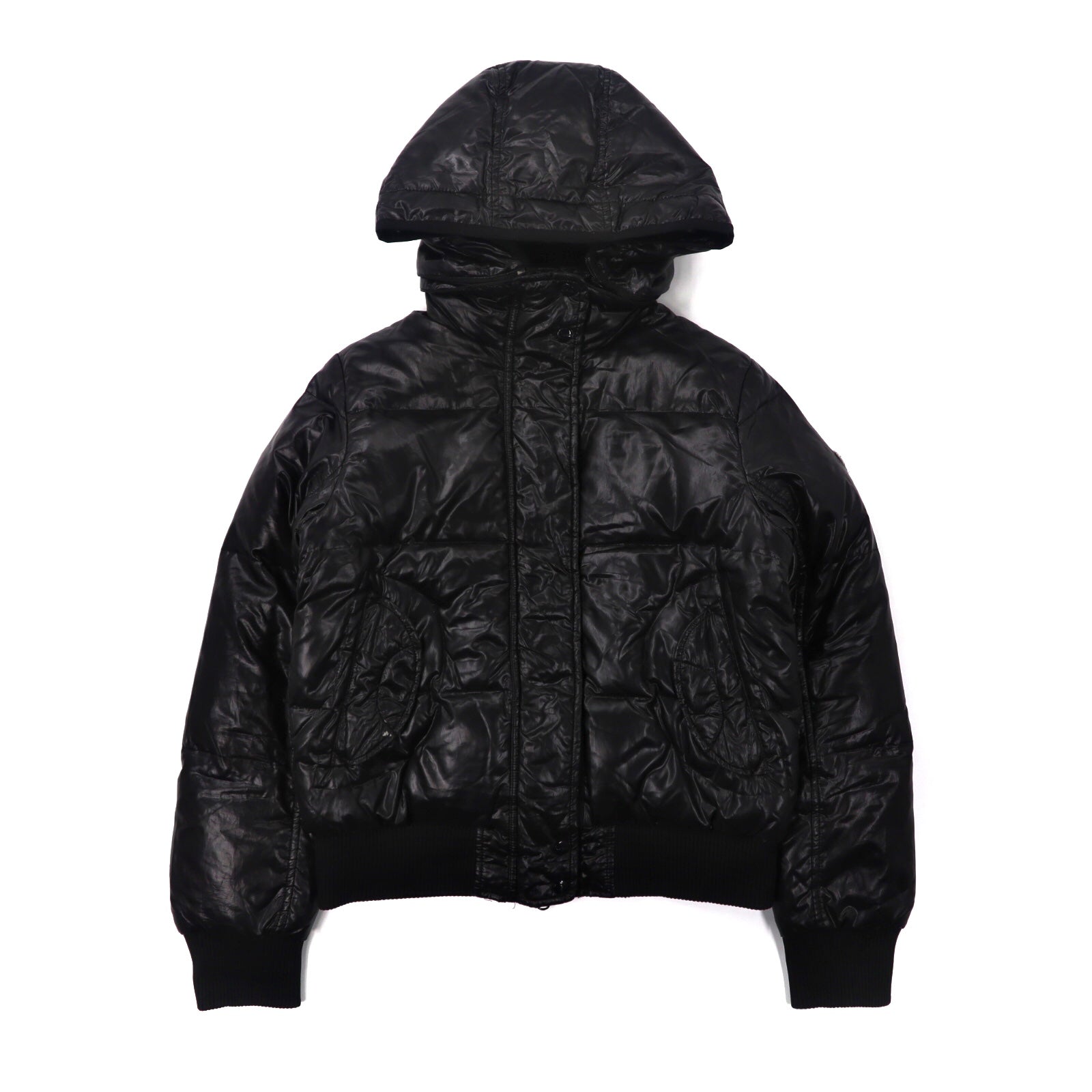 GAS Puffer Jacket 42 Black Polyester – 日本然リトテ