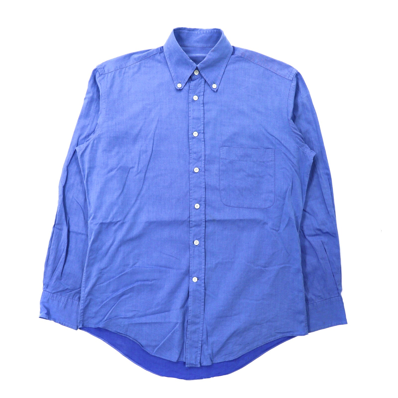 GUCCI button down shirt 38 Blue Cotton – 日本然リトテ