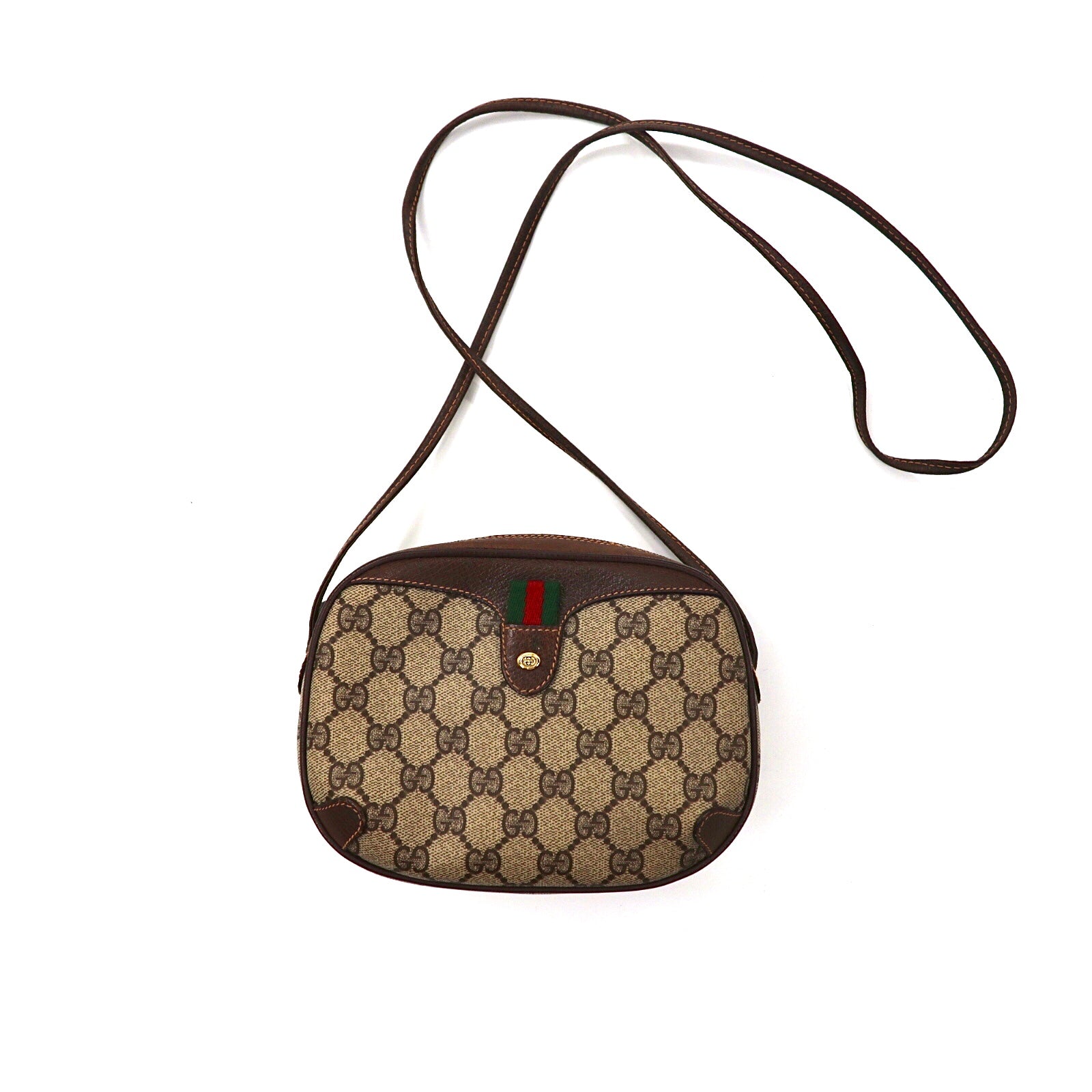 GUCCI Shoulder Bag GG Plus Sherry Old Gucci 89.02.066 – 日本然 