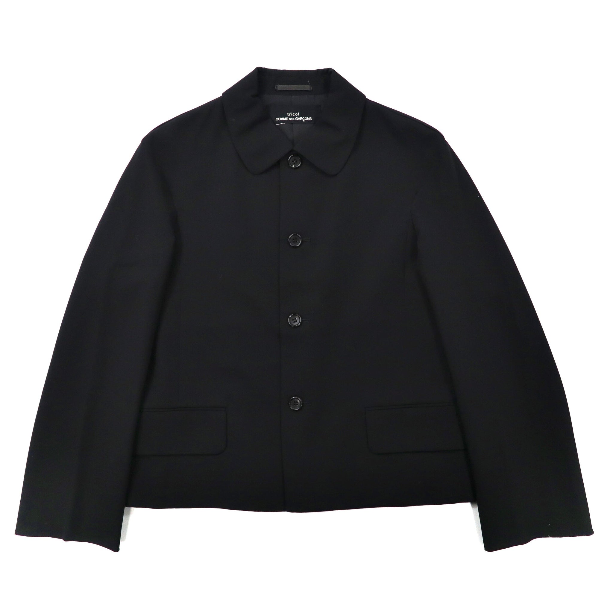 TRICOT COMME des GARCONS Box Silhouette TAILORED JACKET FREE Black