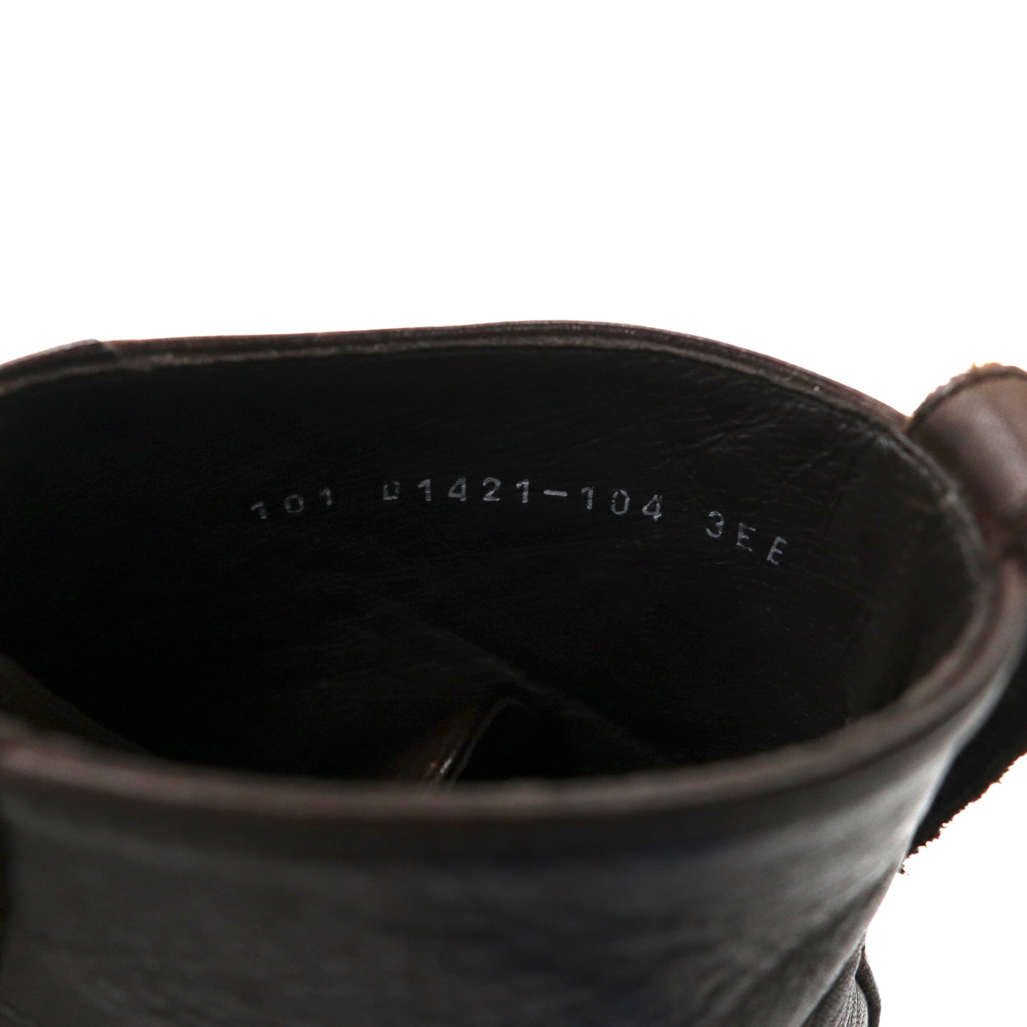 BURBERRY BLACK LABEL Lace-up boots 27-28cm Brown Leather 101 D1421-104