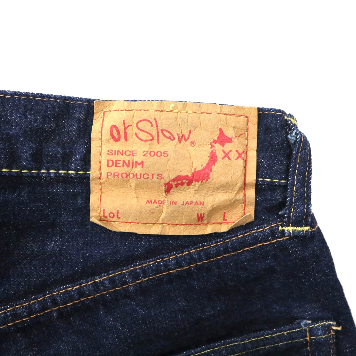 orslow Selvedge Denim Pants 1 Blue Dark Blue Cotton Made in Japan