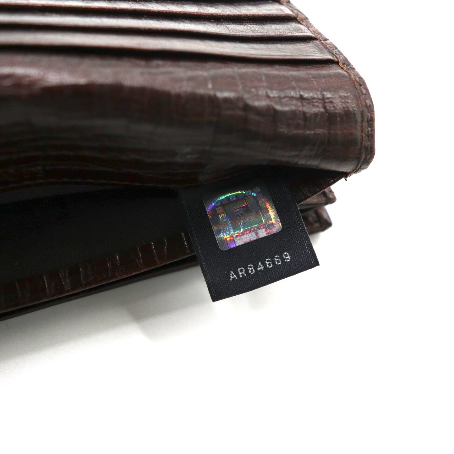 FENDI Long Wallet Brown Canvas Leather Zucchino Old 2270 8M0000 TN9 088 Made in Italy