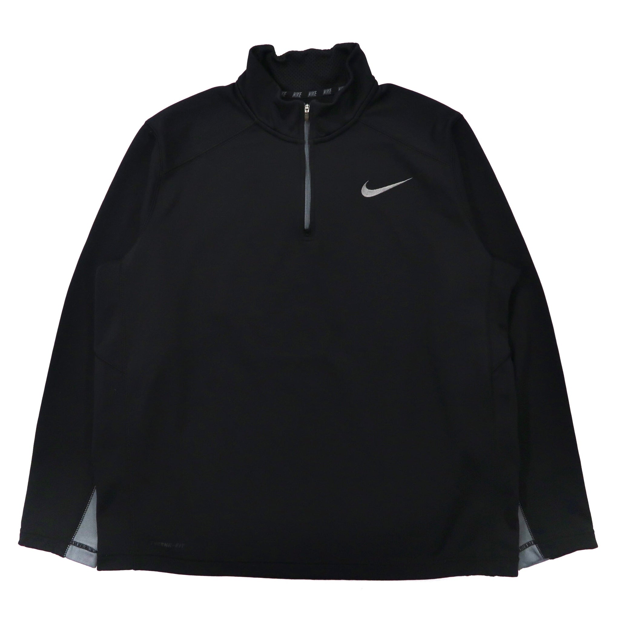 NIKE ハーフジップ トラックシャツ ジャージ XL ブラック