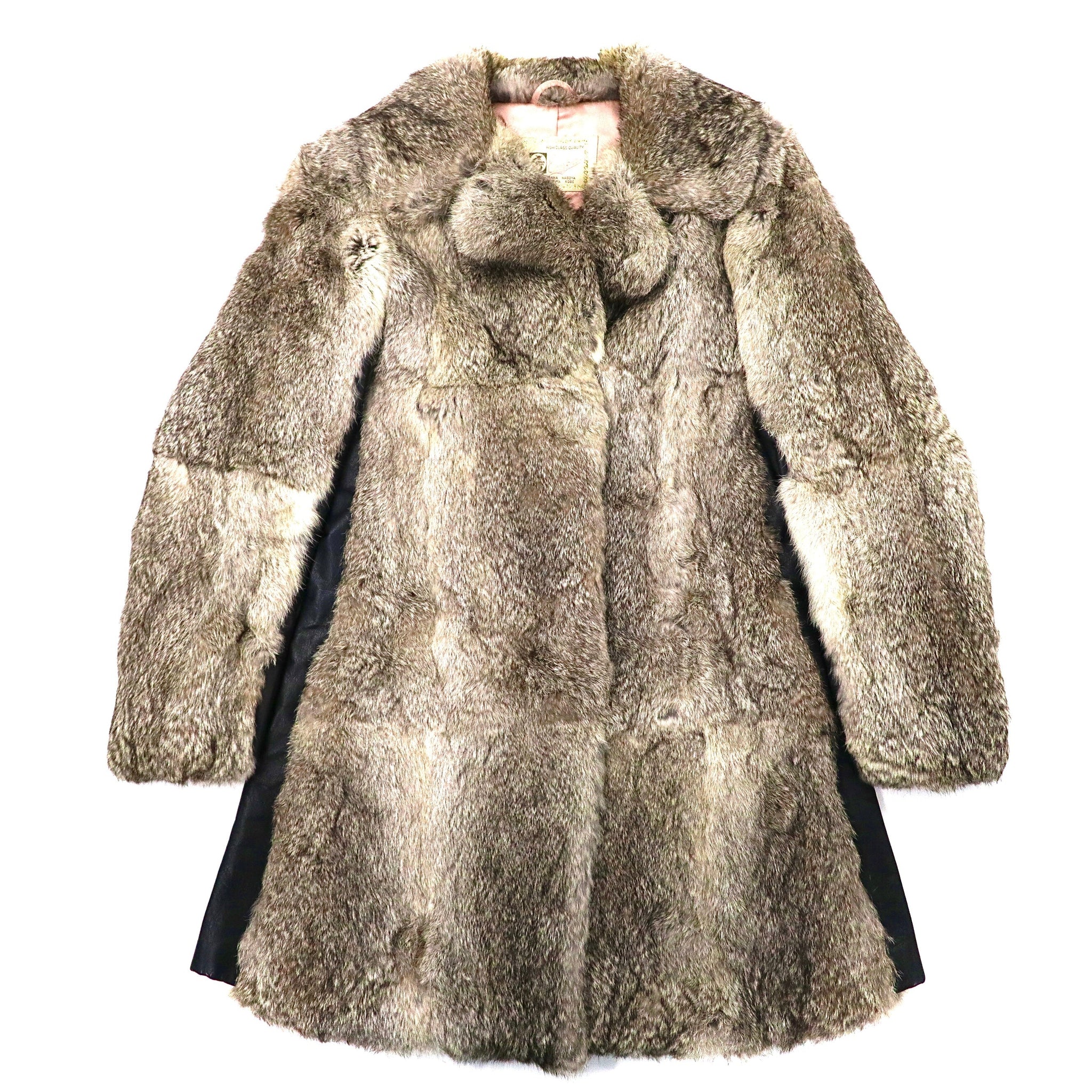 EMBA Mink Fur COAT Fur 11 Brown Leather Switching Japan