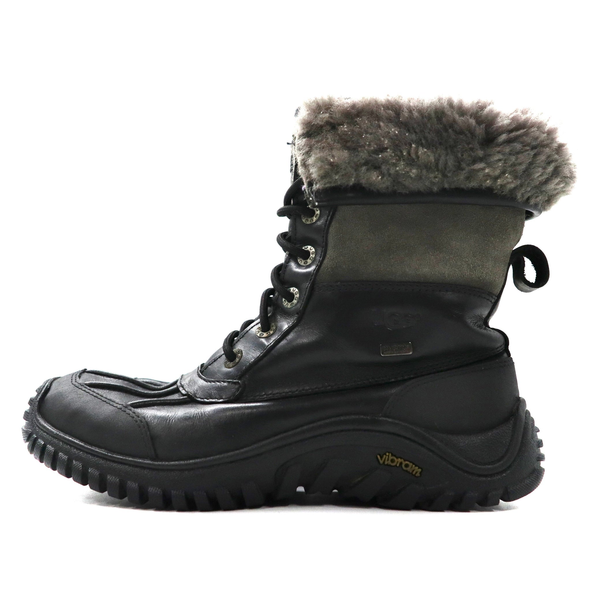 UGG Adiron Duck Boots Snow Boots US6.5 Black Leather