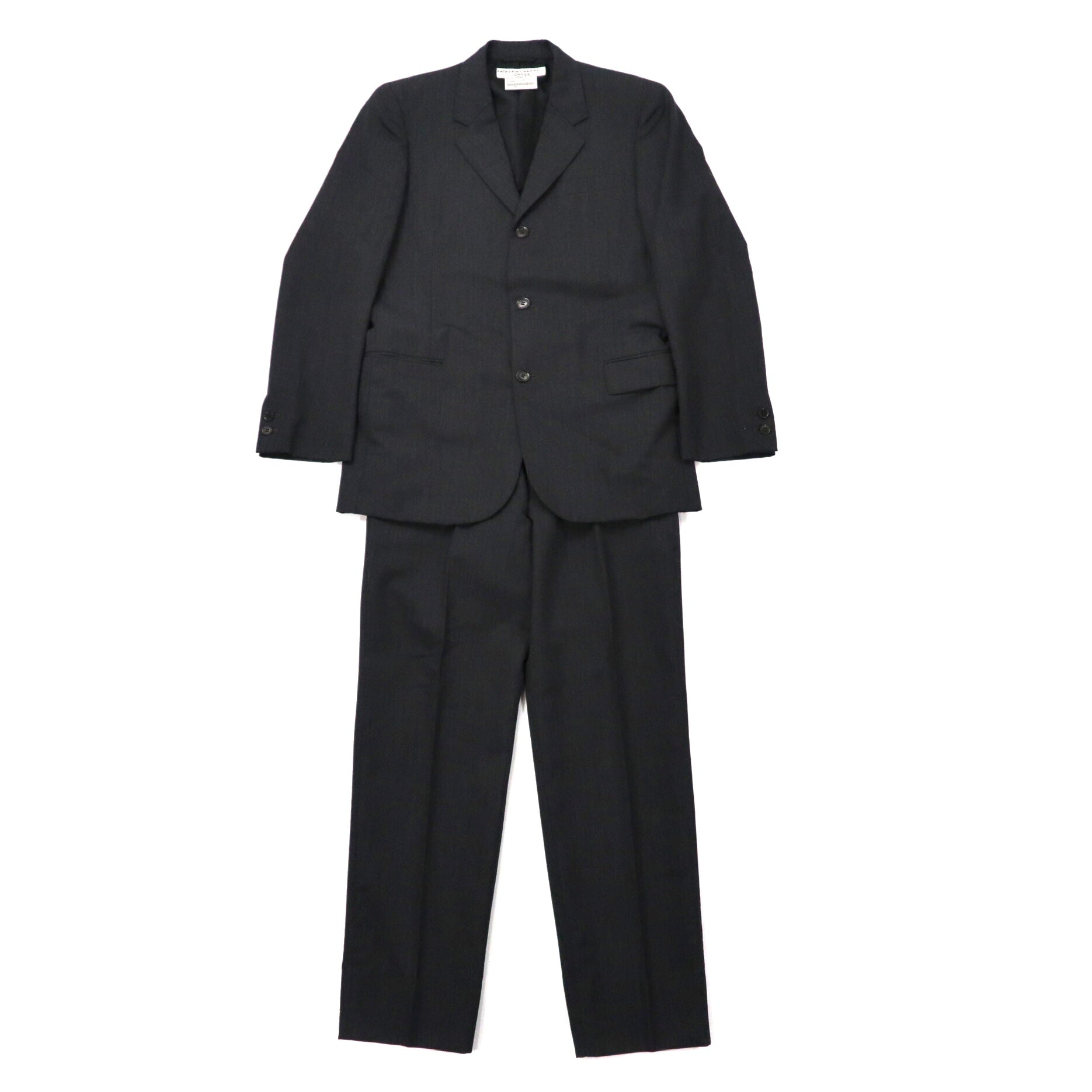 Katharine Hamnett London 3B Suit Setup M Gray Cotton Japan MADE 