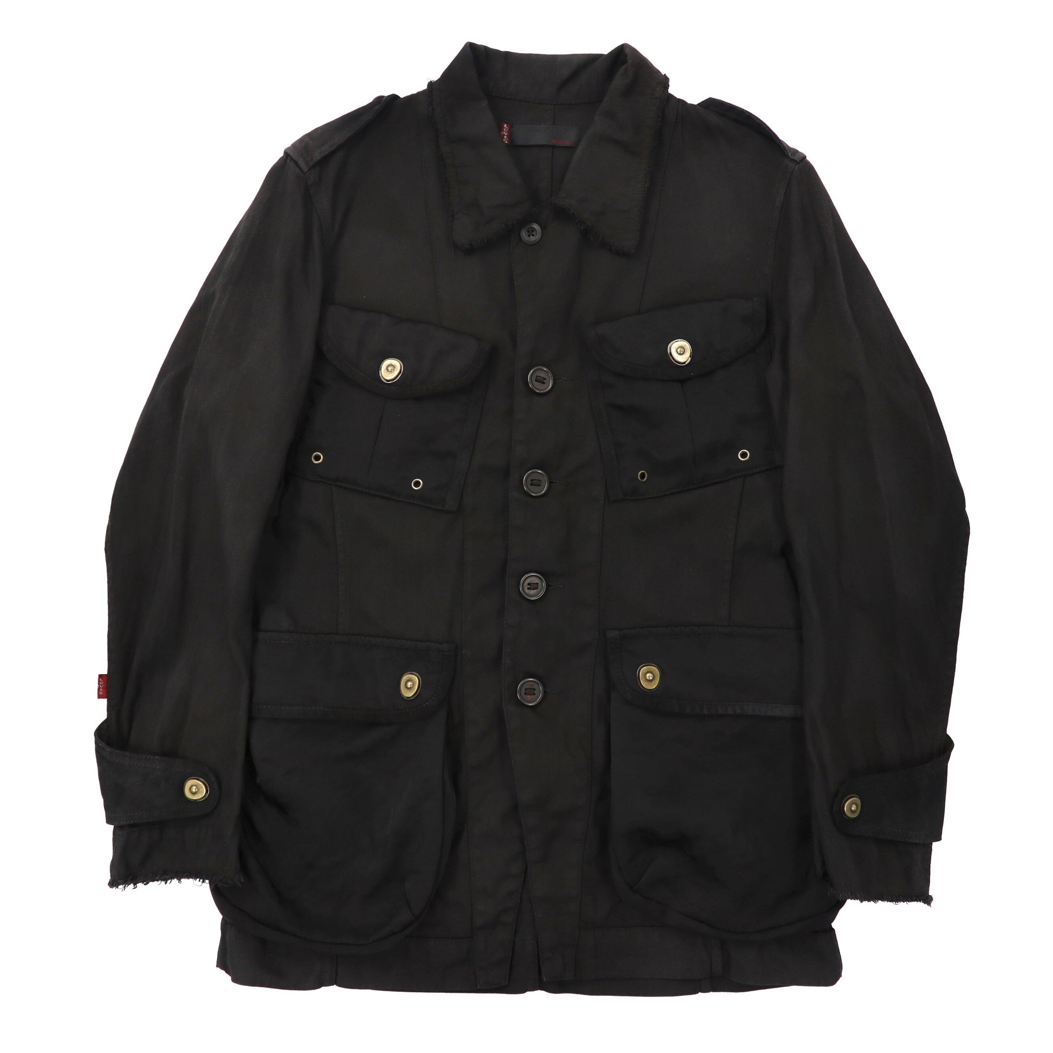 Levi's Premium Red Tab Field Jacket M Black Cotton Herringbone