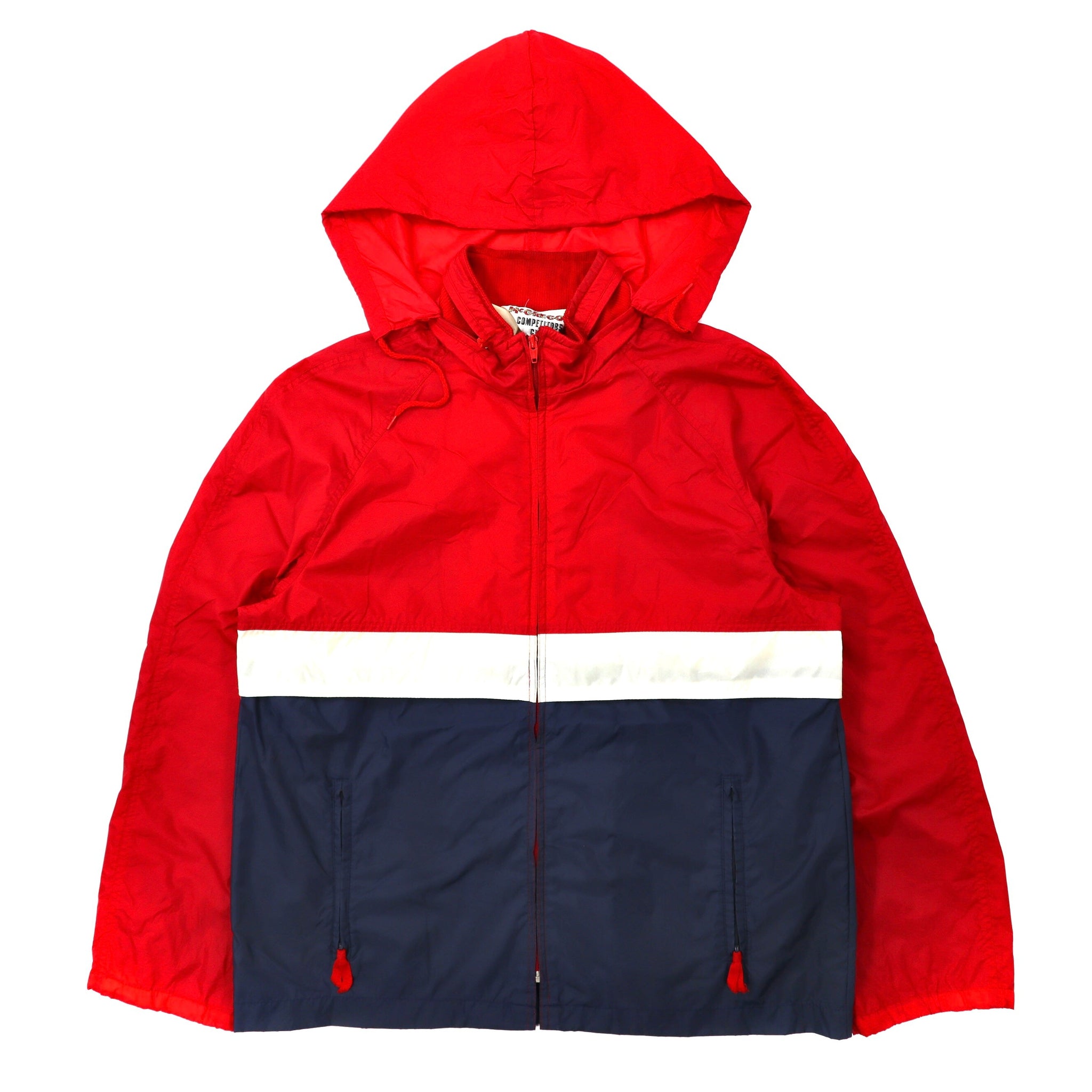 McGREGOR Windbreaker L Red Tricolor Color COMPETITITORS CLUB 80s 