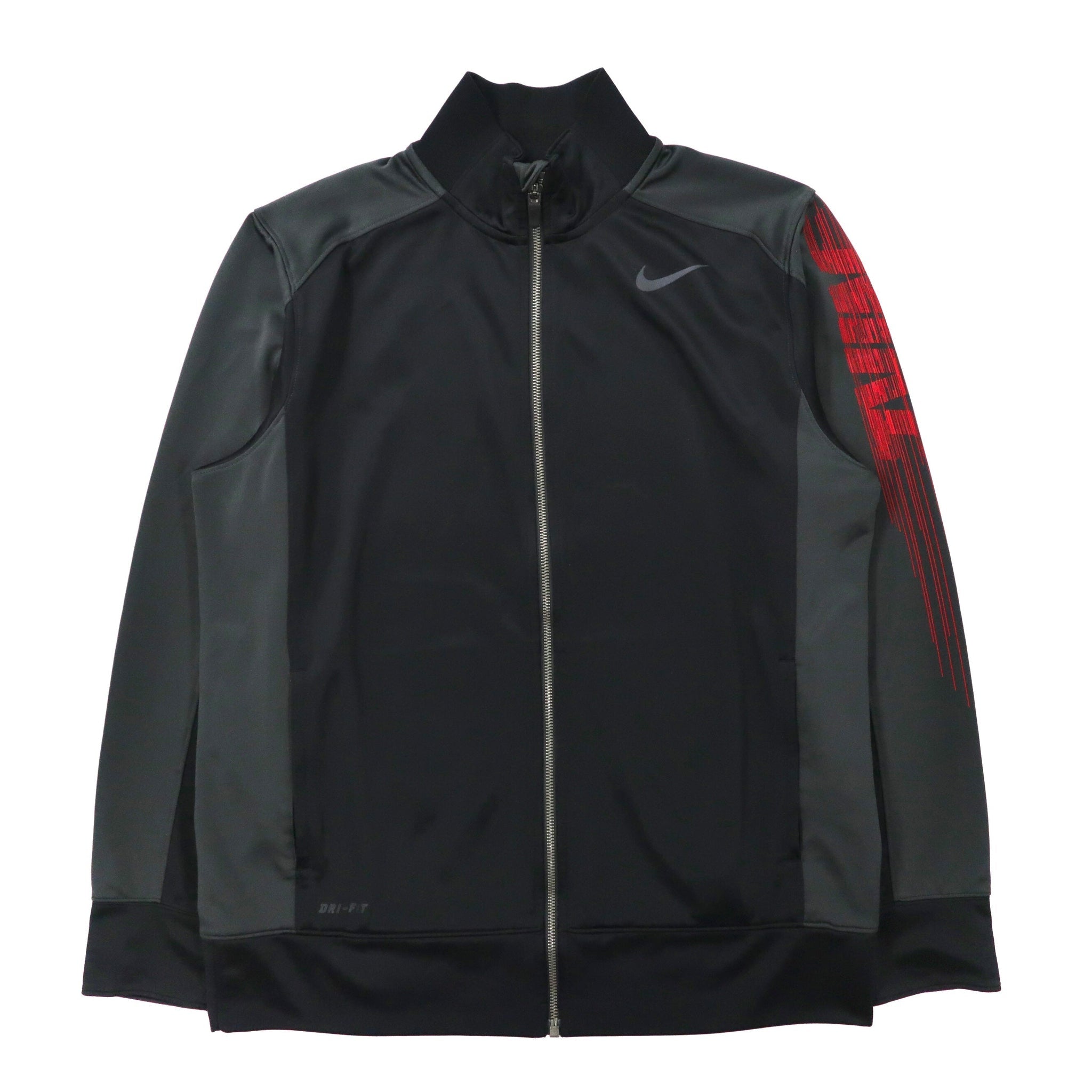 NIKE トラックジャケット L ブラック DRI-FIT スウォッシュロゴ 袖 