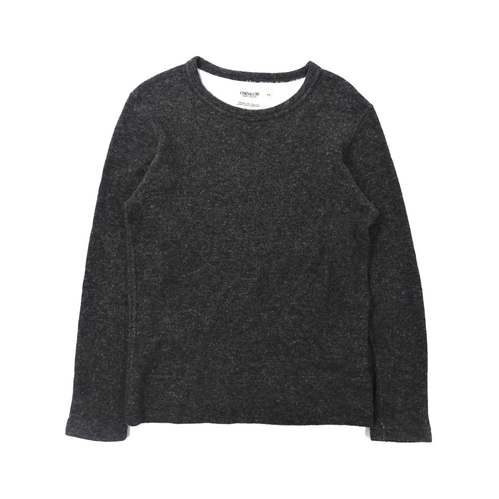 Omnigod knit sweater 2 Gray Wool Japan MADE