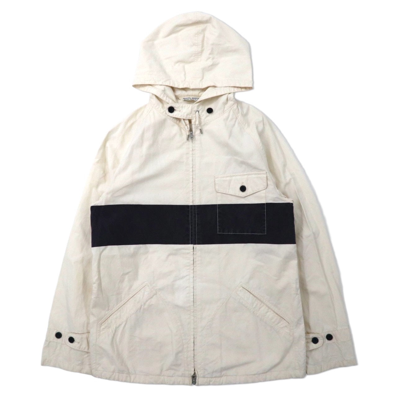 PHIGVEL Hooded Jacket 36 White Cotton PMX-OT01 Japan MADE – 日本然