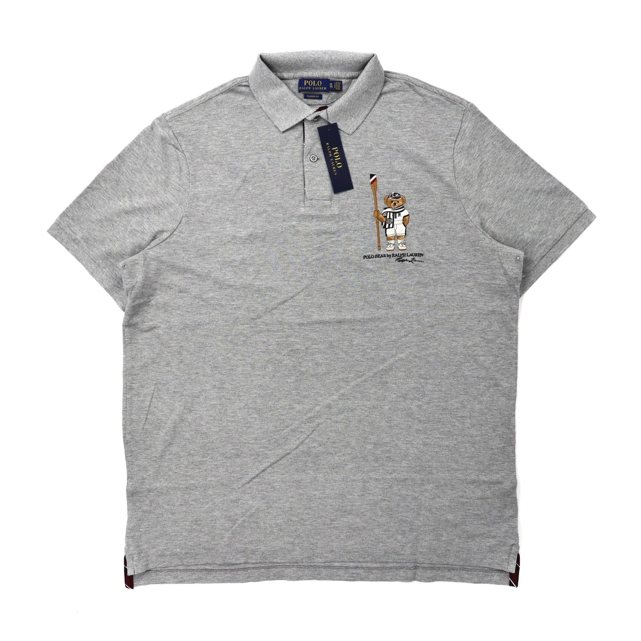 Classic fit bear polo shirt sale