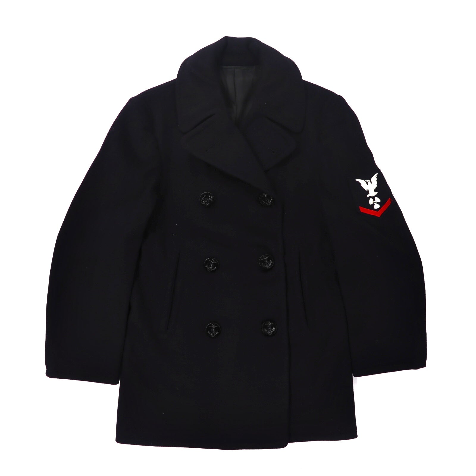 US NAVY 50's Pea Coat 34 Navy 50s N140-62236S-54496B – 日本然リトテ