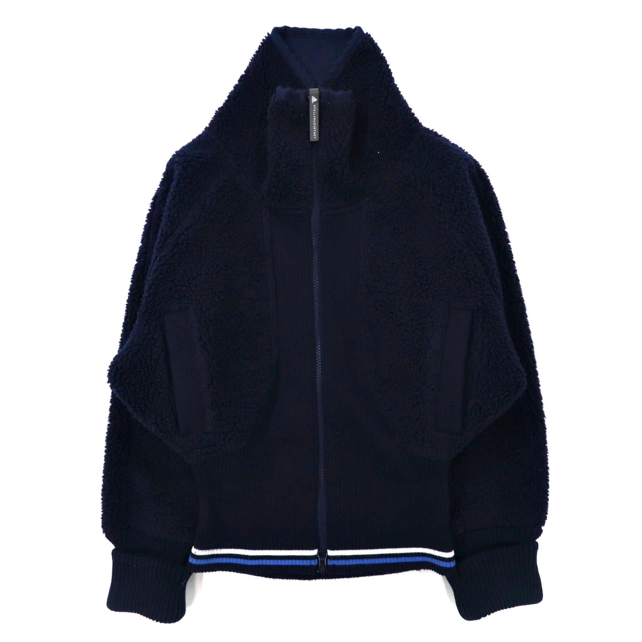 Adidas by Stella McCartney BOA FLEECE Jacket M Navy Polyester