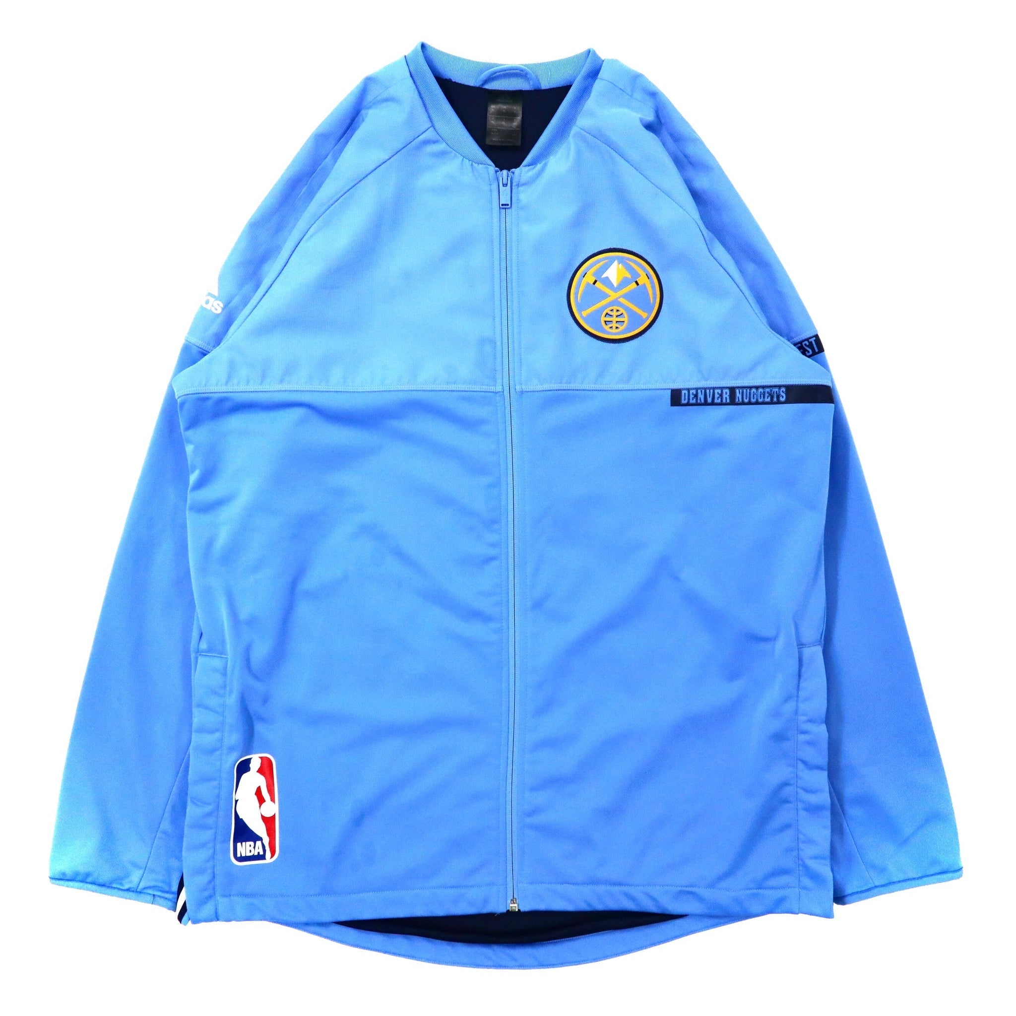Adidas x NBA Big Size Track Jacket 4XO Blue Polyester Denver ...