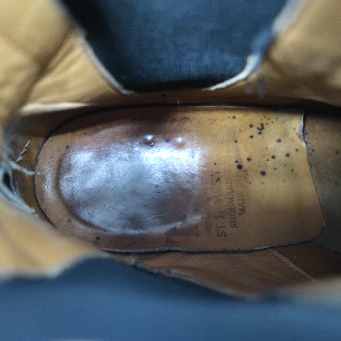 Tricker's St.James Collection Side Gore Boots 24cm Leather Made in England