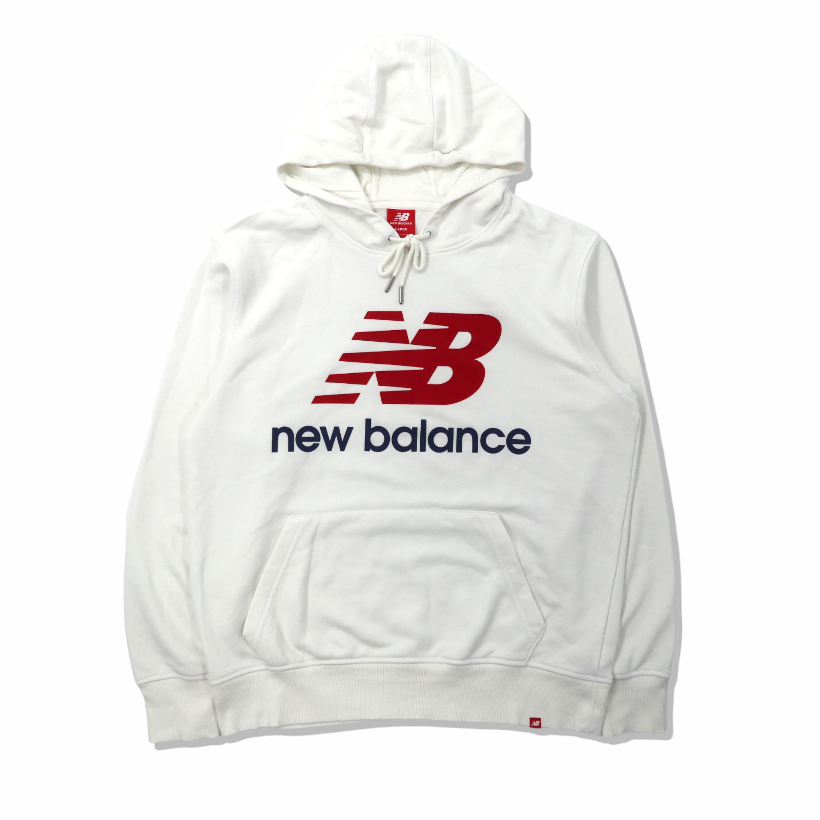 new balance パーカー L ホワイト ロゴプリント – 日本然リトテ