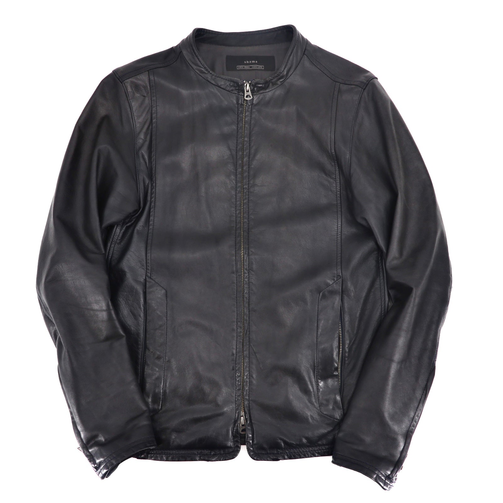 SHAMA Double Zip Riders Jacket 40 Black – 日本然リトテ