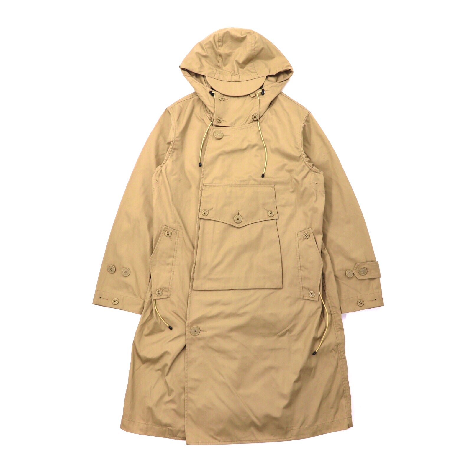 SNOW PEAK Ventiles Hooded Coat L Beige JK-16AU110 – 日本然リトテ