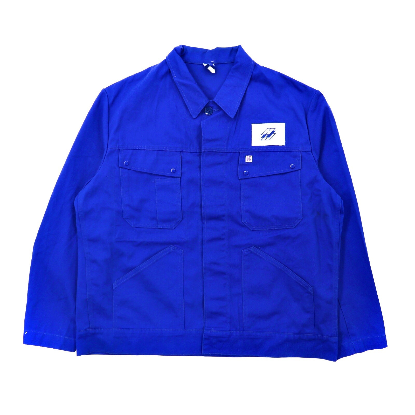Euro Work Jacket Coverall 27 Blue Cotton Germany MADE – 日本然 