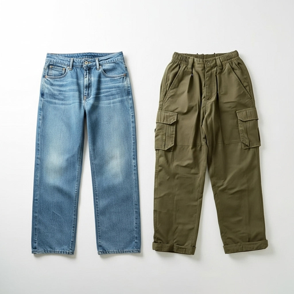 POLO JEANS COMPANY RALPH LAUREN 90's Loose Fit Buggy Denim PANTS