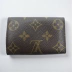 LOUIS VUITTON Monogram Multicle 6 6 Key Case Brown M62630 Made in France