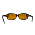 FENDI Italian Sunglasses Rectangle Brown FF Logo SL7672