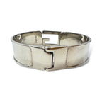 GUCCI G icon logo motif bracelet bangle silver made in Italy