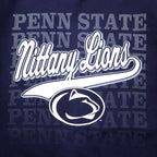 JAN SPORT Made in USA 90's College Print Sweatshirt XL Navy Cotton Brushed Lining Penn State Athletics Football NITTANY LIONS