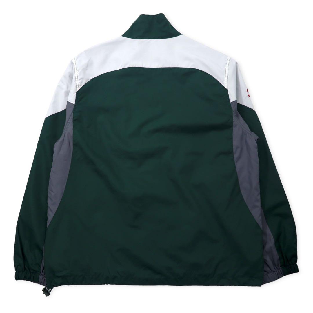 Reebok NFL Green Bay Packers トラックジャケット ナイロンジャケット L グリーン ポリエステル パッカーズ ロゴ刺繍
