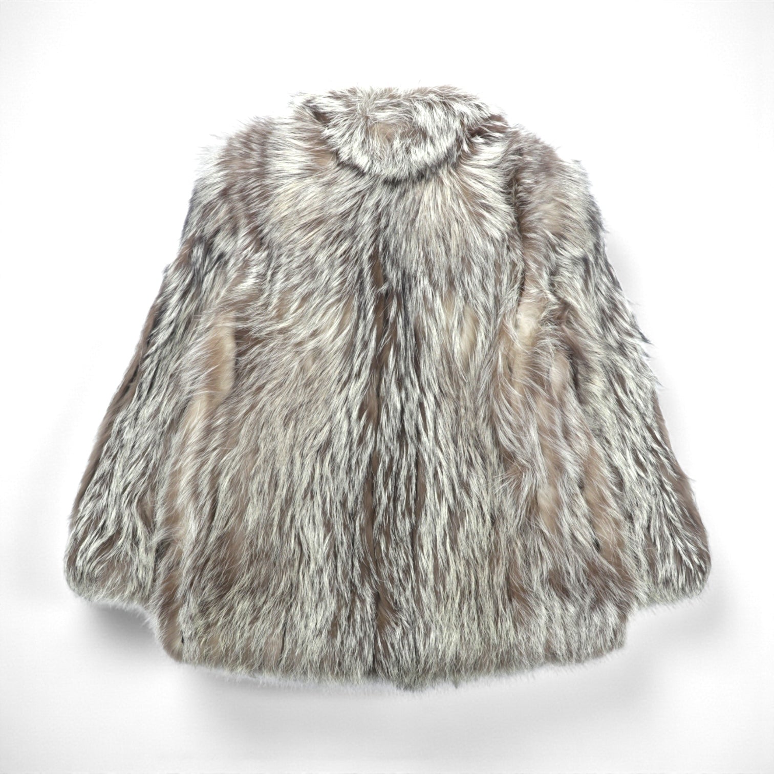 Cherminette 90年代 シルバーフォックス ファー ブルゾン ハーフコート XL ファー 銀狐 未使用品