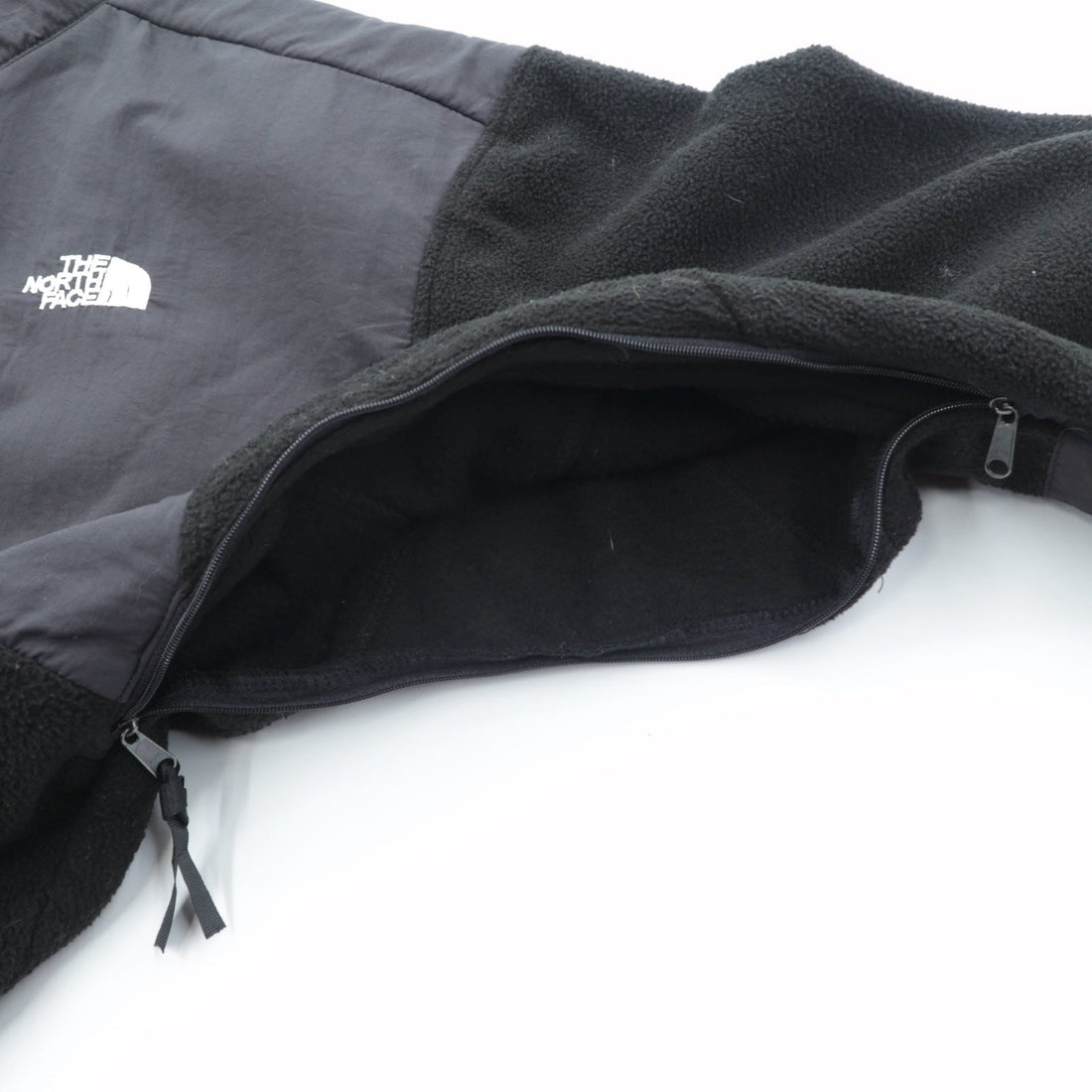 THE NORTH FACE デナリジャケット フリースジャケット XL ブラック ドローコード ナイロン切替 ベンチレーション