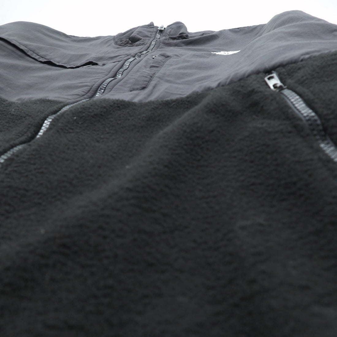 THE NORTH FACE デナリジャケット フリースジャケット XL ブラック ドローコード ナイロン切替 ベンチレーション