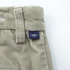 DOCKERS ( Levi's ) 00年代 2タック ワイド コーデュロイ チノパンツ スラックス L ベージュ ダブルカフス RELAXED FIT