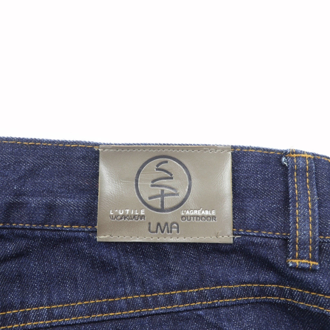 VINTAGE Baggy Cargo Denim Pants Jeans, XL, Blue Cotton, WORKWEAR OUTDOOR 146700, Dark Navy, Double Knee
