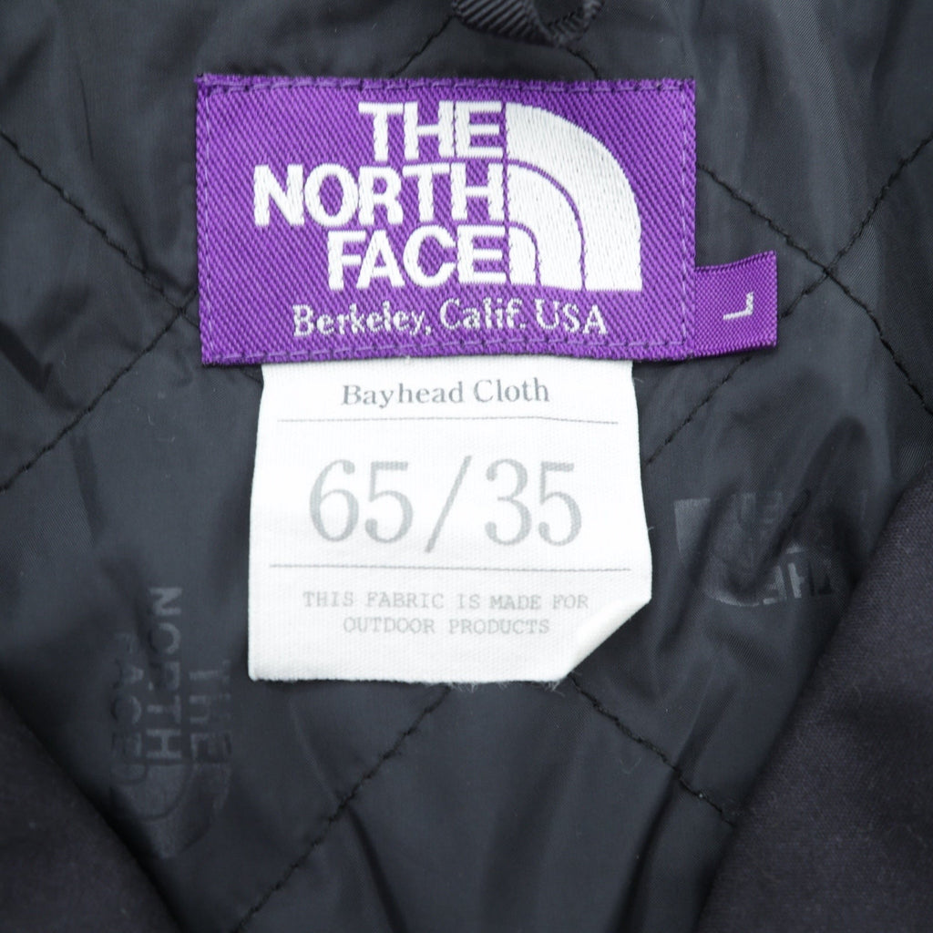 THE NORTH FACE PURPLE LABEL プリマロフト PRIMALOFT 中綿 コーチジャケット L ブラック  65/35クロス NY2755N
