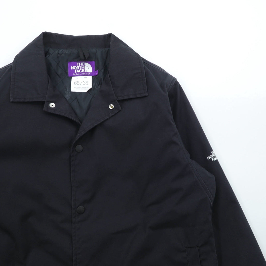 THE NORTH FACE PURPLE LABEL プリマロフト PRIMALOFT 中綿 コーチジャケット L ブラック  65/35クロス NY2755N