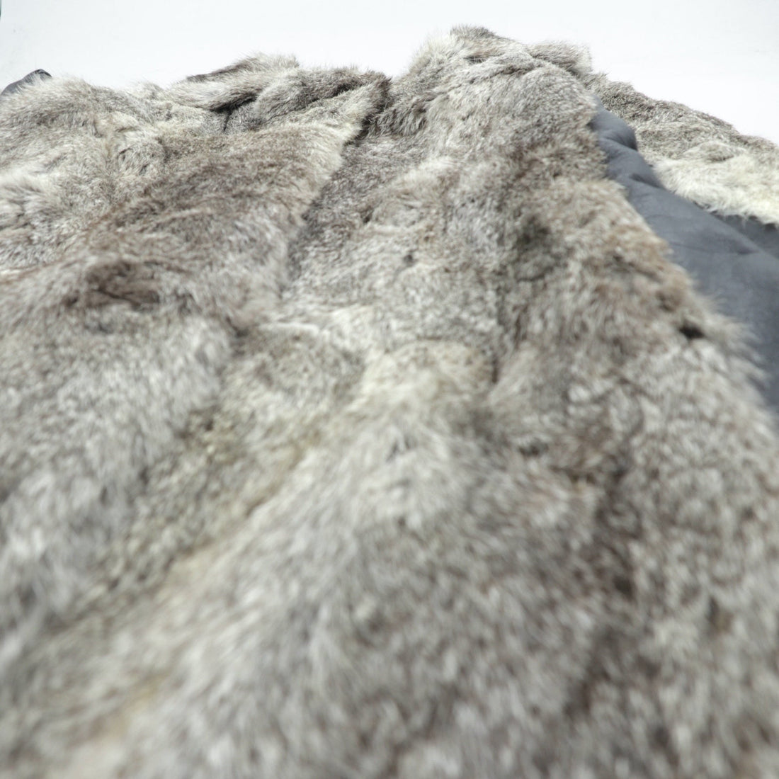 Emba 80s Made in Japan Mink Fur Coat, Long, Size L, Leather Trim,