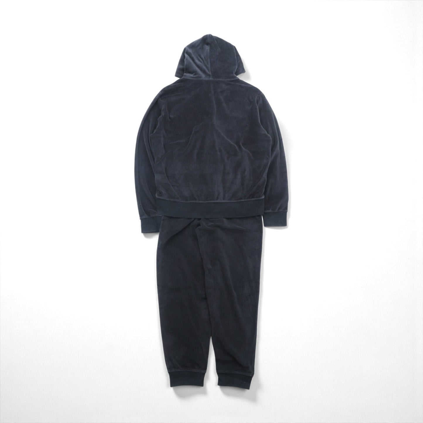 Polo Ralph Lauren ベロア ジップアップパーカー ジャージ セットアップ M スモールポニー刺繍