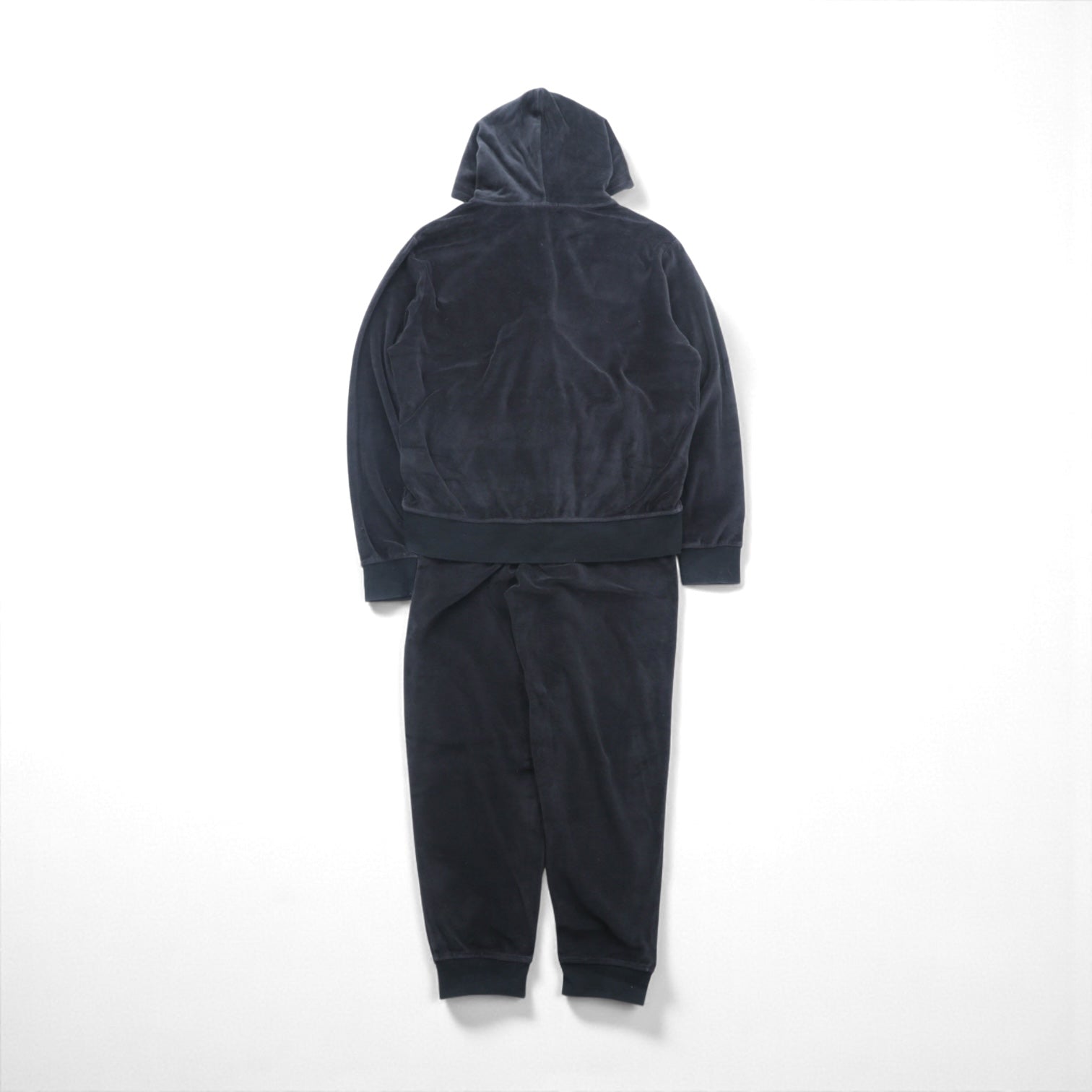 Polo Ralph Lauren ベロア ジップアップパーカー ジャージ セットアップ M スモールポニー刺繍