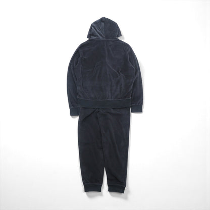 Polo Ralph Lauren ベロア ジップアップパーカー ジャージ セットアップ M スモールポニー刺繍