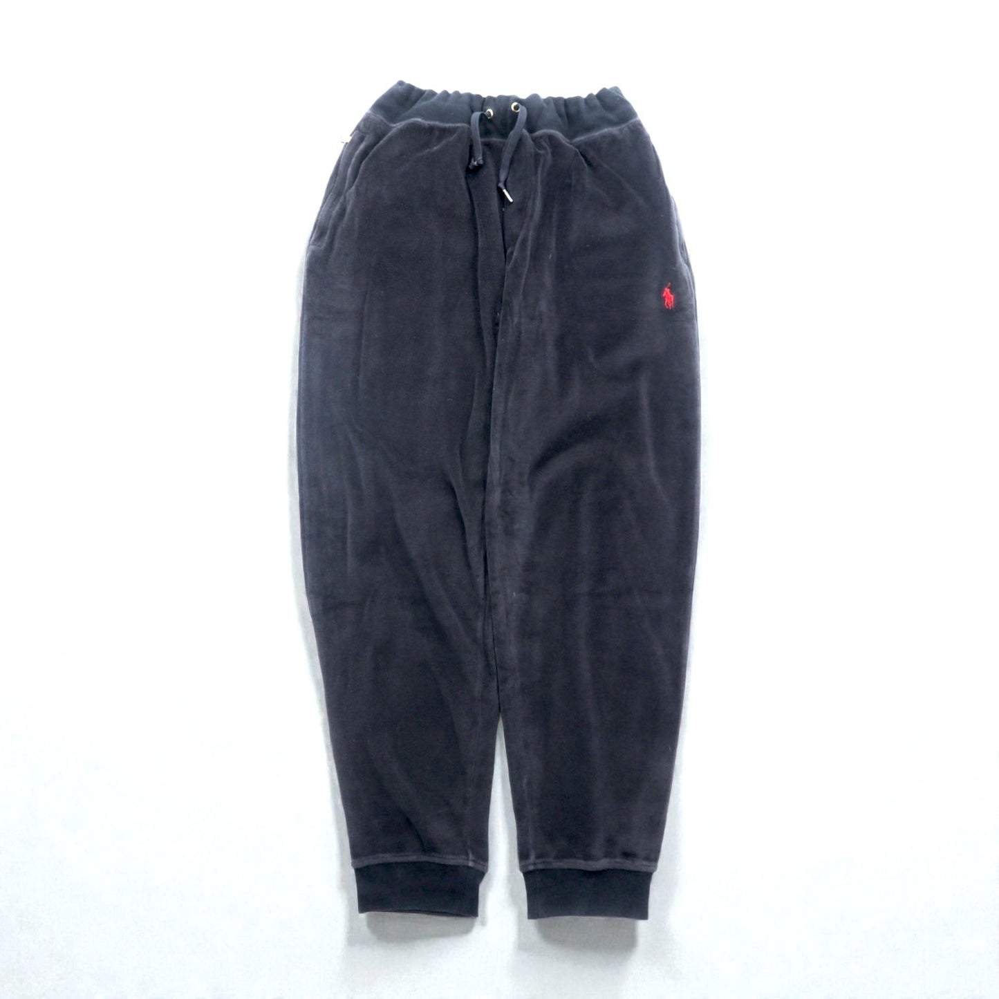 Polo Ralph Lauren ベロア ジップアップパーカー ジャージ セットアップ M スモールポニー刺繍