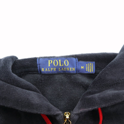 Polo Ralph Lauren ベロア ジップアップパーカー ジャージ セットアップ M スモールポニー刺繍