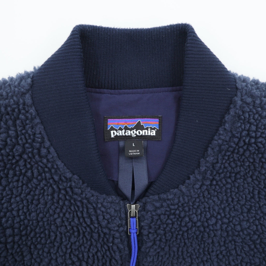 Patagonia Retro-X Bomber Jacket, Boa Fleece Large, Navy, 22830