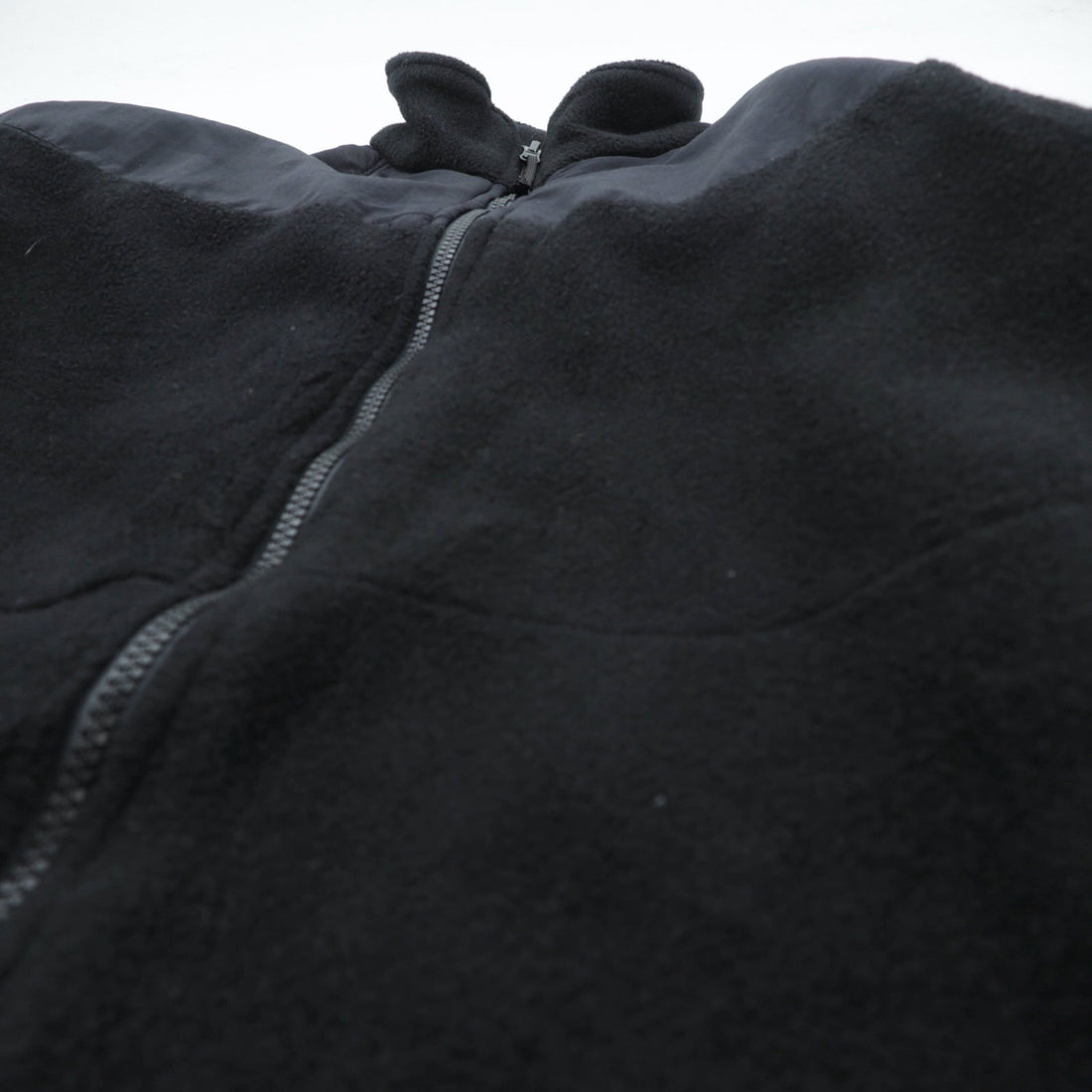 US NAVY Army ECWCS GEN2 POLARTEC LEVEL-3 Fleece Jacket L Black Nylon Switching 8415-01-539-4049