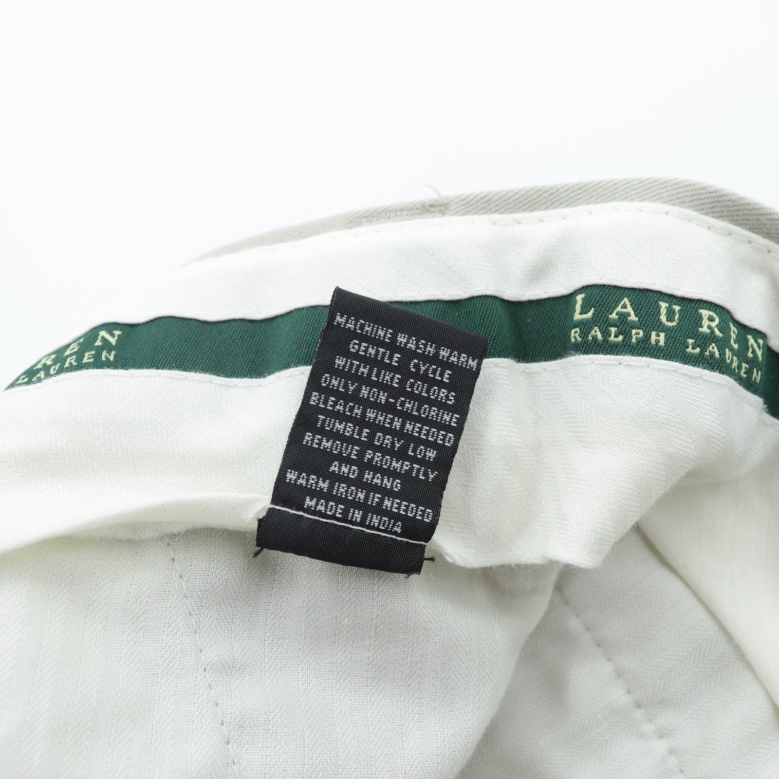 LAUREN RALPH LAUREN 90年代 2タック ワイド チノパンツ スラックス L ベージュ ダブルカフス