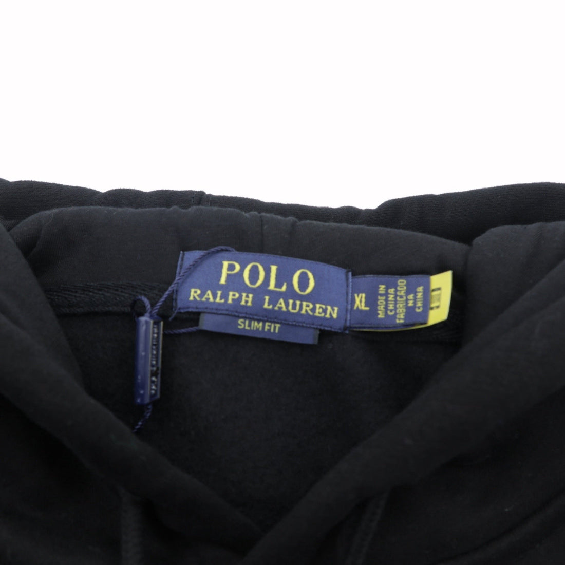 Polo Ralph Lauren Big Pony Pullover Hoodie XL Black Embroidery Kangaroo Pocket Unused