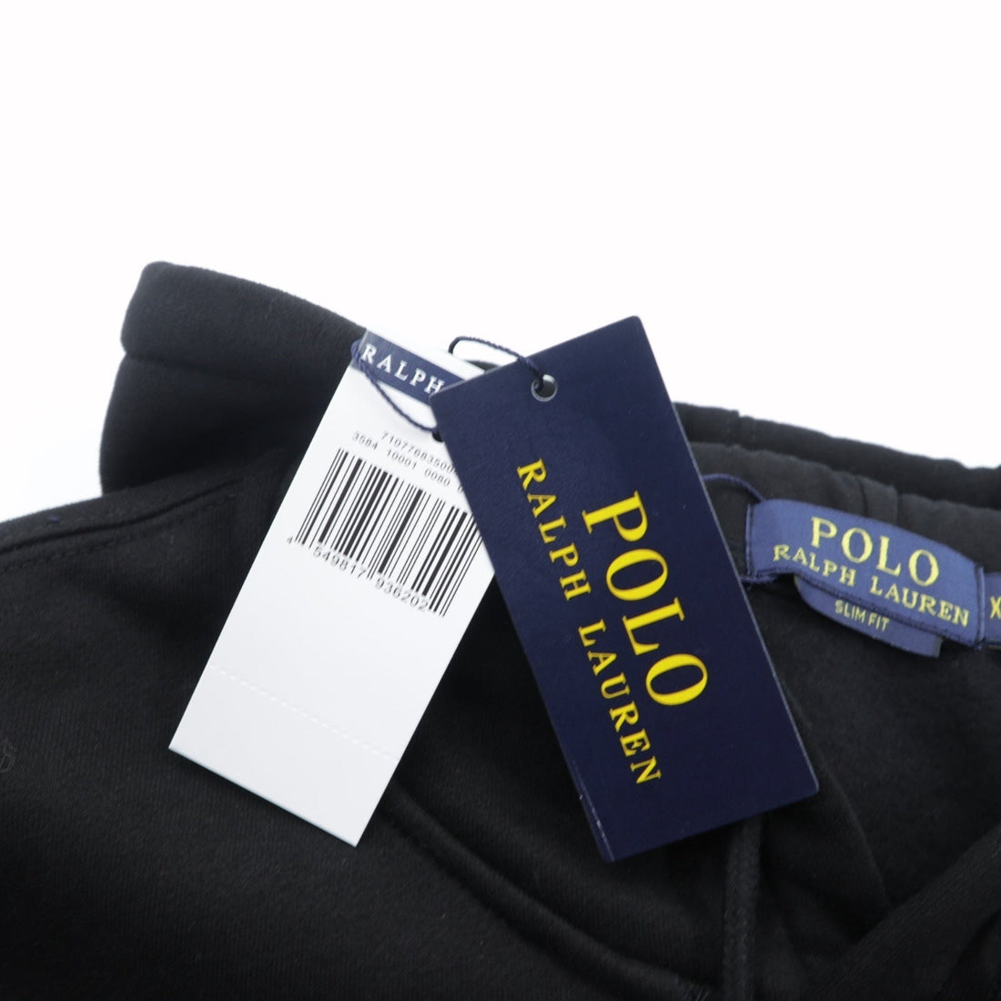 Polo Ralph Lauren Big Pony Pullover Hoodie XL Black Embroidery Kangaroo Pocket Unused